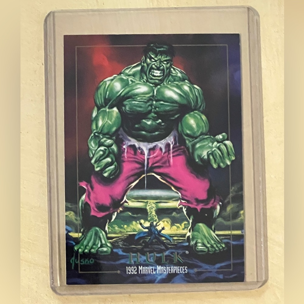 Hulk 1992 Skybox Card